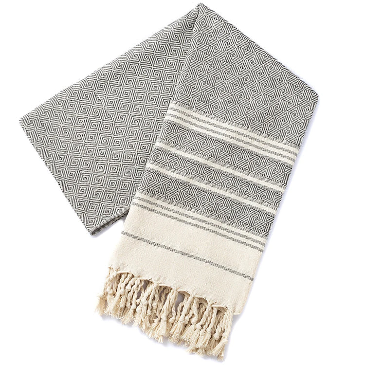 Serviette de bain turque rayée 16