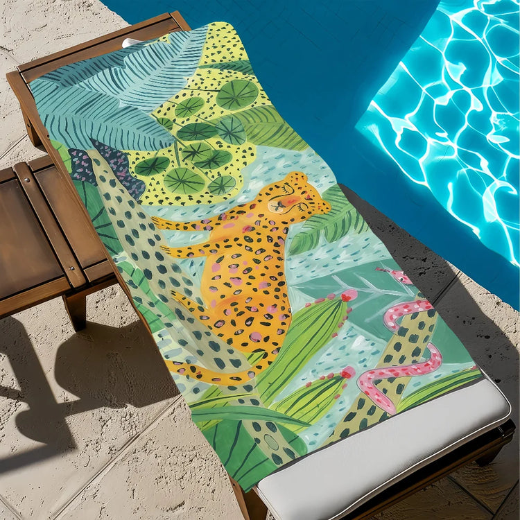 Serviette de plage jungle 11