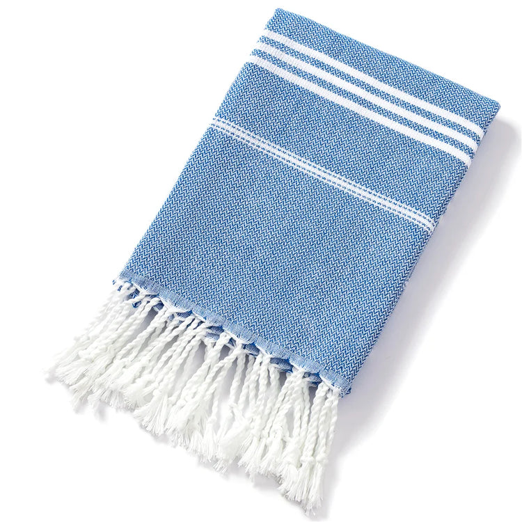 Serviette de plage turque à frange 8