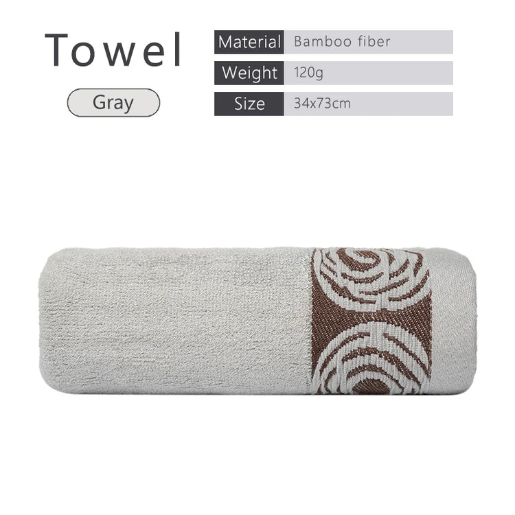 Serviettes de bain bambou 3 pièces 30