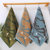 Ensemble de 4 serviettes teintes 2