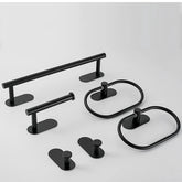 Ensemble de portes serviettes acier inox 4