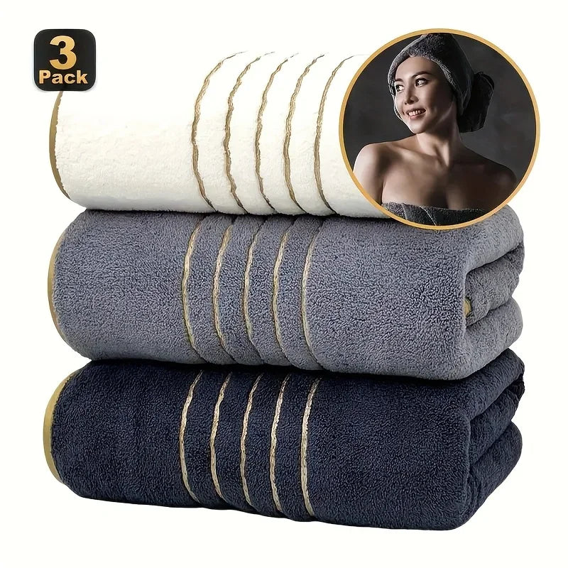 Ensemble de serviettes de bain en corail 5