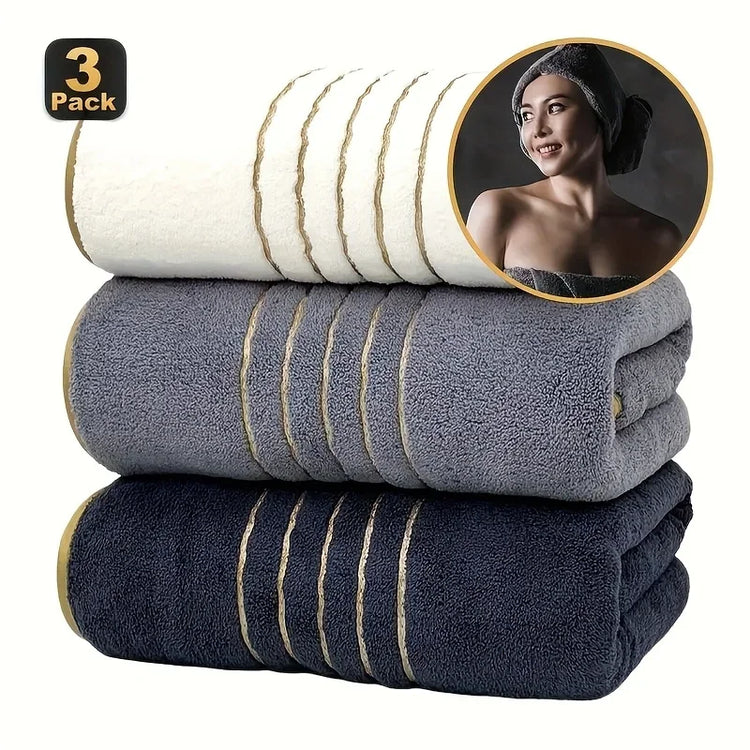 Ensemble de serviettes de bain en corail 5