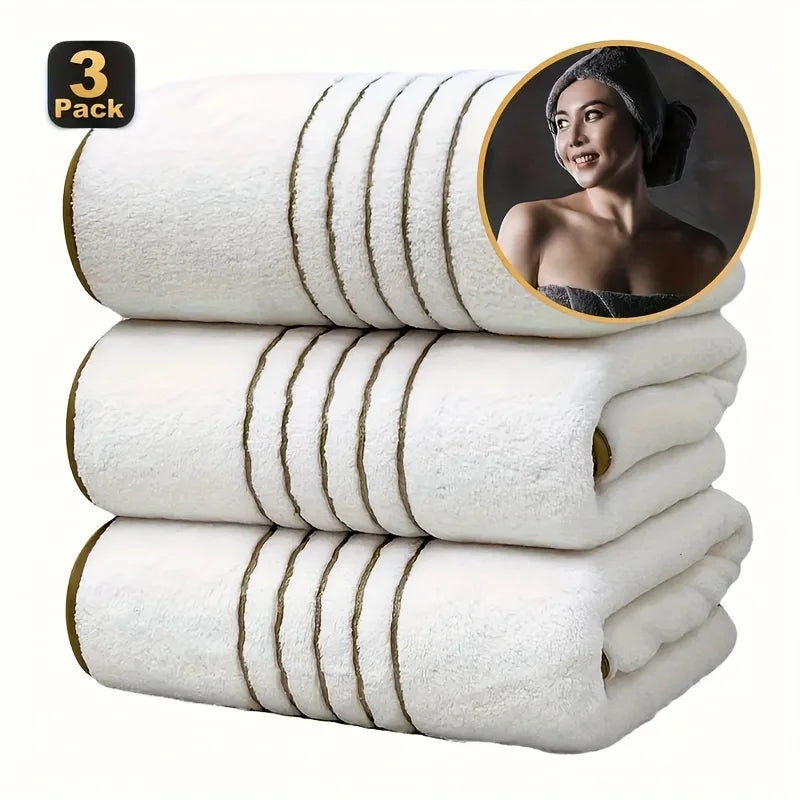 Ensemble de serviettes de bain en corail 6