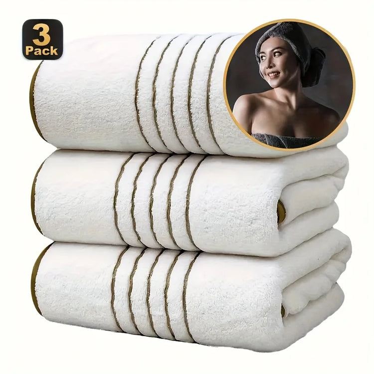 Ensemble de serviettes de bain en corail 6