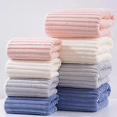 Ensemble de serviettes de bain en velours bonbon
