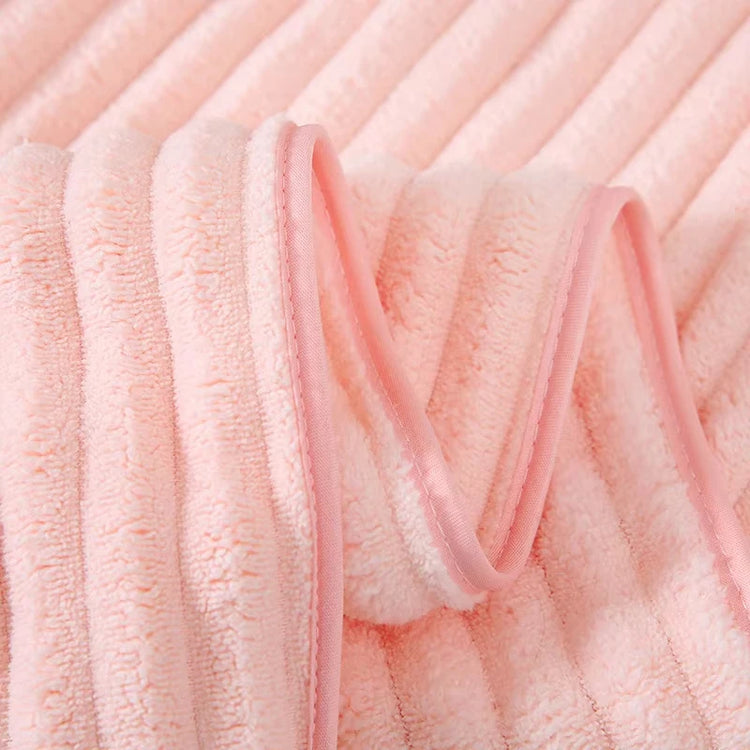 Ensemble de serviettes de bain en velours bonbon  4
