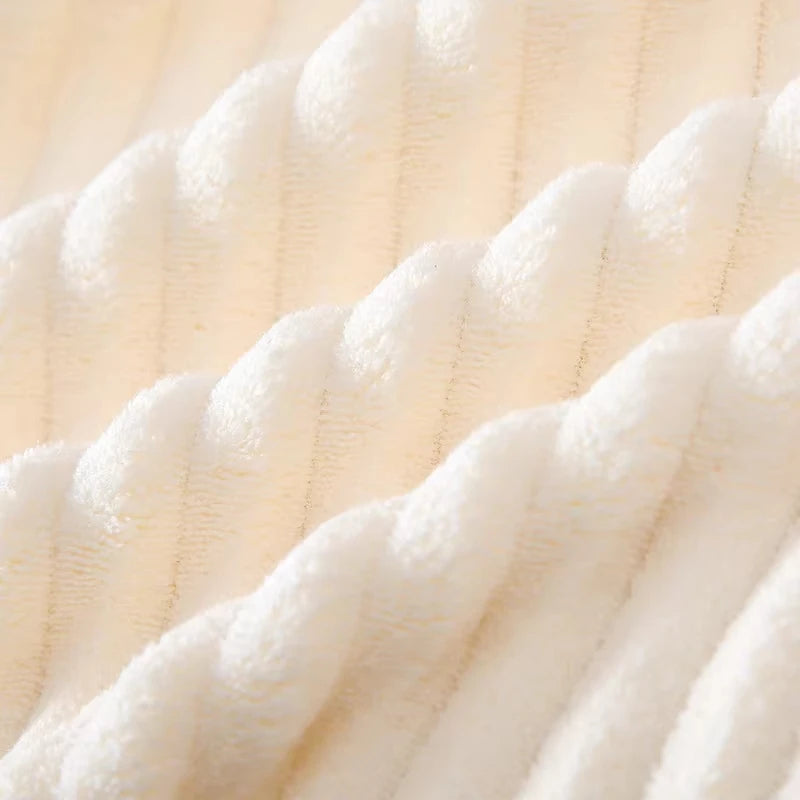 Ensemble de serviettes de bain en velours bonbon  5