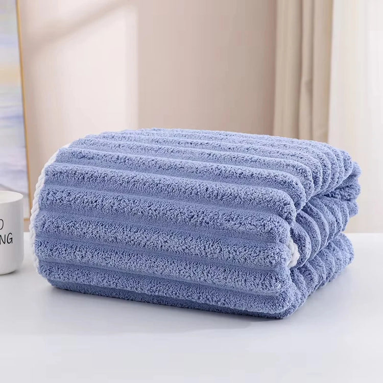 Ensemble de serviettes de bain en velours bonbon  8
