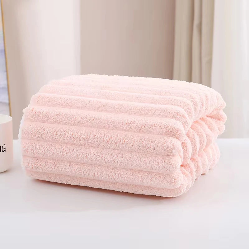 Ensemble de serviettes de bain en velours bonbon  9