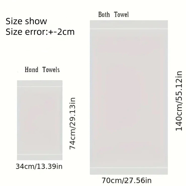 Ensemble de serviettes en Fibre de bambou 6