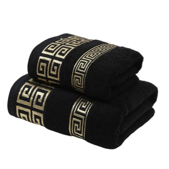Lot de 2 serviettes de bain