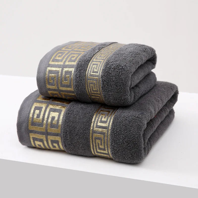 Lot de 2 serviettes de bain 7