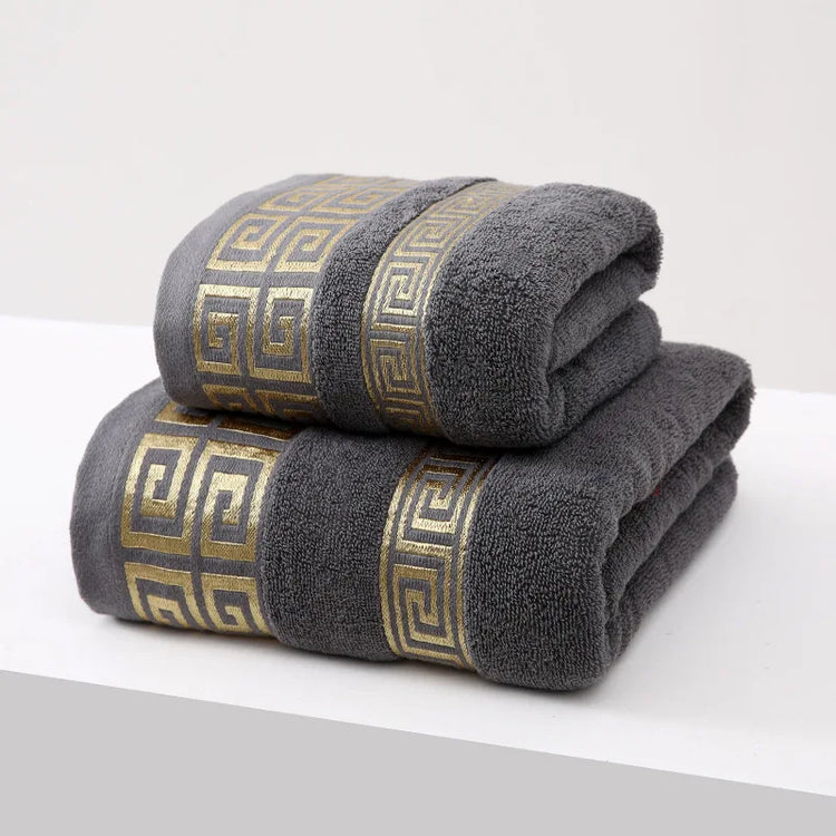 Lot de 2 serviettes de bain 7