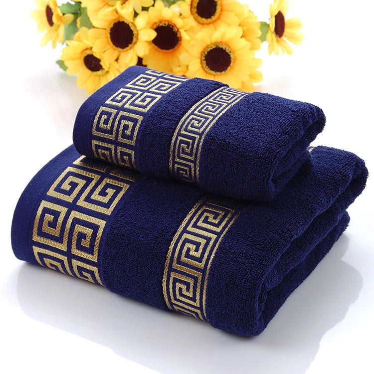 Lot de 2 serviettes de bain 9