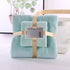 Lot de 2 serviettes de bain velour corail 5