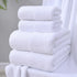 Lot de serviettes de bain blanche 