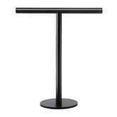 Porte-serviettes acier inox en forme de T 7