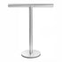 Porte-serviettes acier inox en forme de T 8