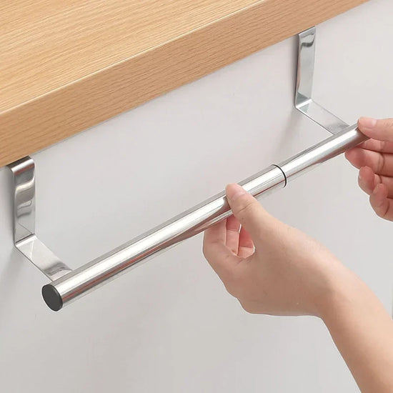 Porte serviette acier inox réglable