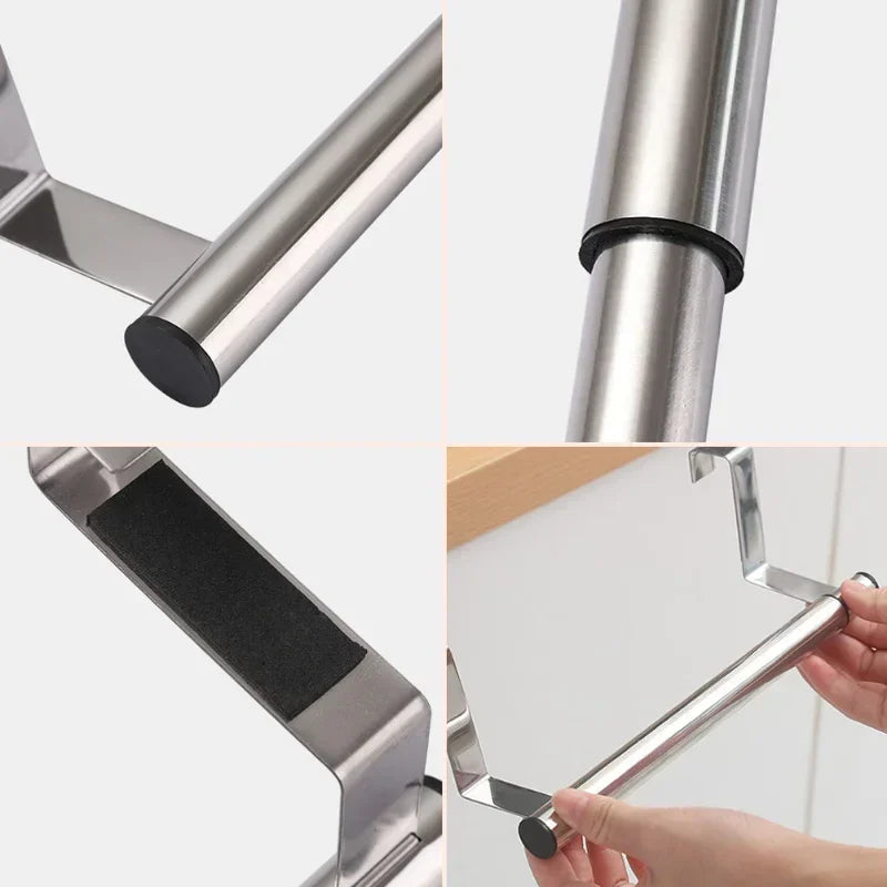 Porte serviette acier inox réglable 6