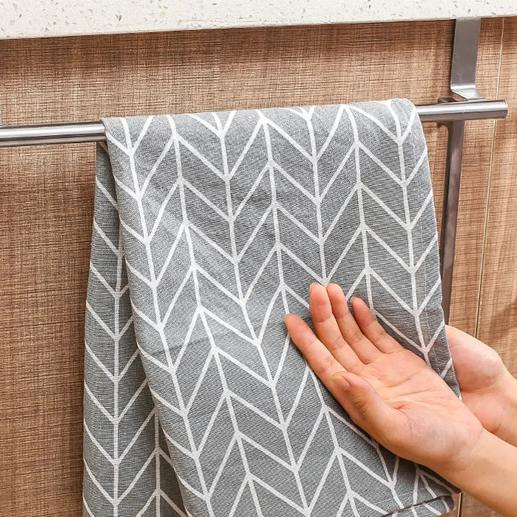 Porte serviette acier inoxydable 2