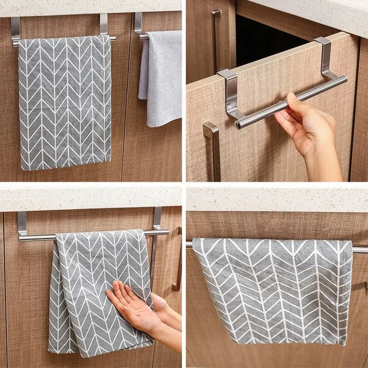 Porte serviette acier inoxydable 4