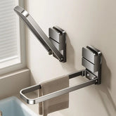 Porte serviette acier rabattable
