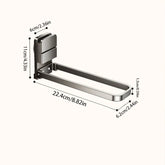 Porte serviette acier rabattable 2