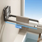 Porte serviette acier rabattable 5