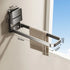Porte serviette acier rabattable 8