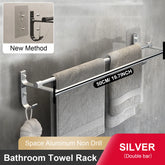 Porte serviette aluminium 12