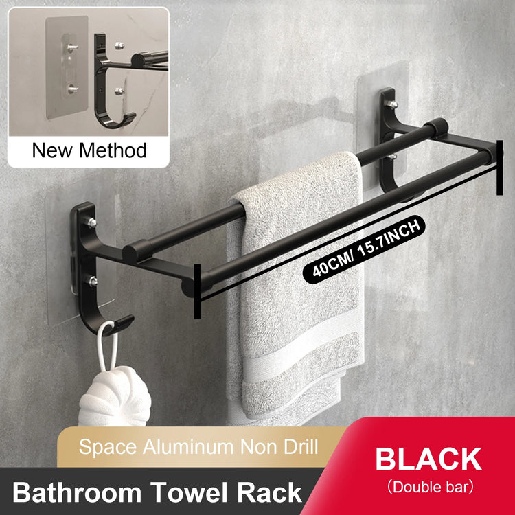 Porte serviette aluminium 8