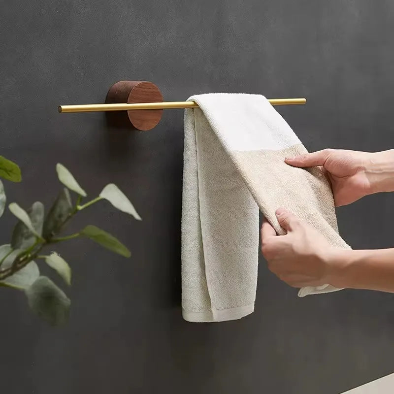Porte serviette bois de noyer 3