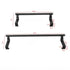 Porte serviette noire sur armoire 10