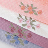 Serviette brodée en Fibre de bois 3