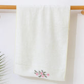 Serviette brodée en Fibre de bois 5