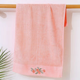 Serviette brodée en Fibre de bois 6