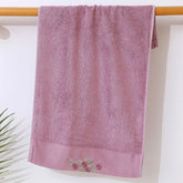 Serviette brodée en Fibre de bois 7
