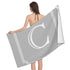 Serviette de bain alphabet C
