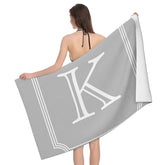 Serviette de bain alphabet K