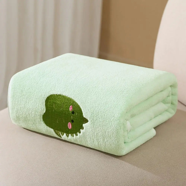 Serviette de bain  bébé corail