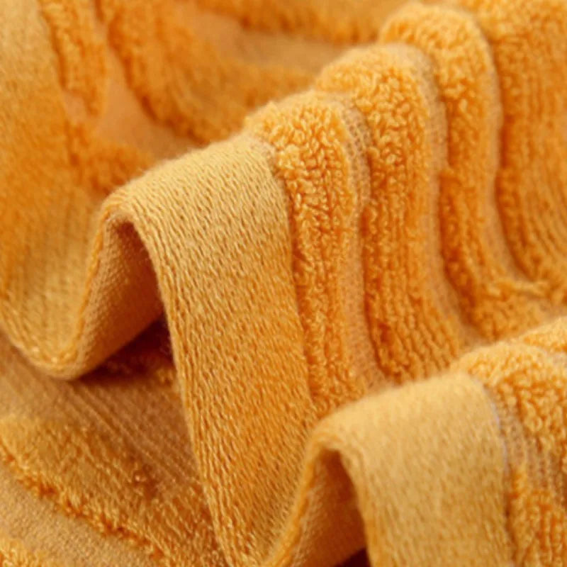 Serviette de bain bambou à rayures 4