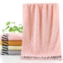 Serviette de bain bambou à rayures 8b