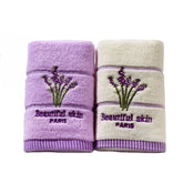 Serviette de bain brodée en coton