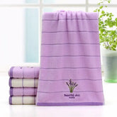 Serviette de bain brodée en coton 5