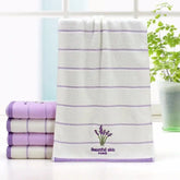 Serviette de bain brodée en coton 6