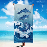 Serviette de bain dauphin 11