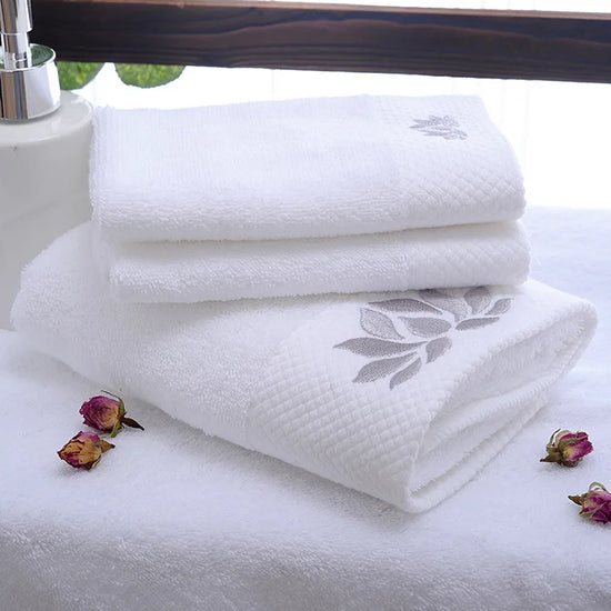 Serviette de bain en coton platine